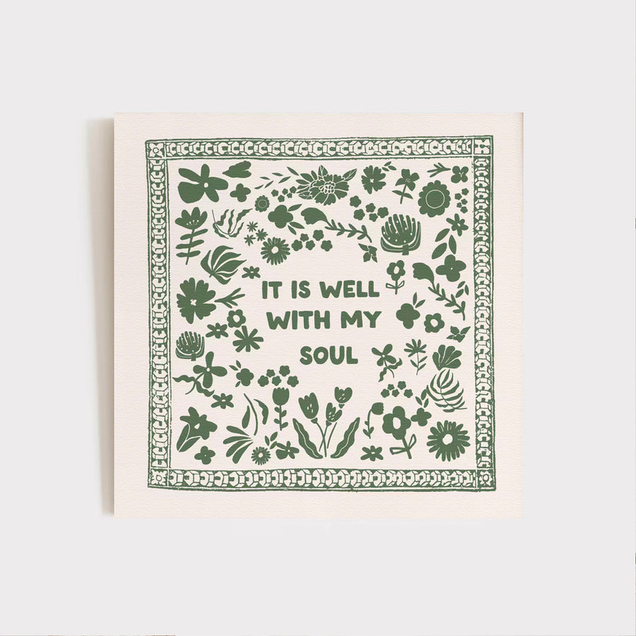 It is well with my soul (soft green)