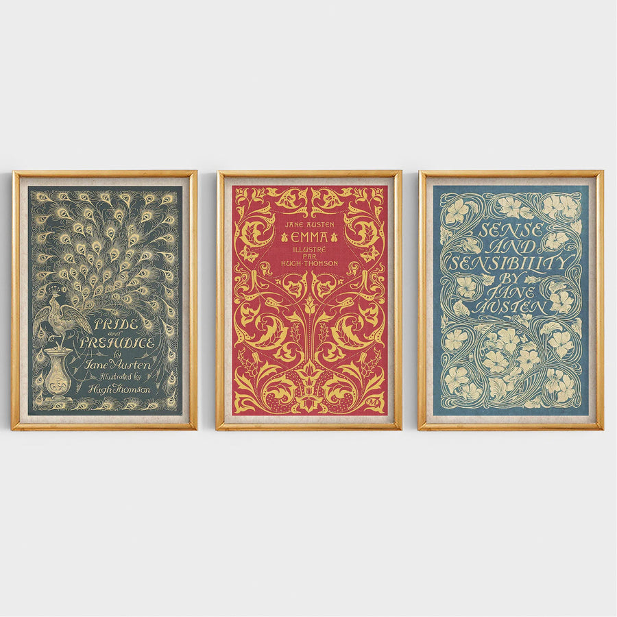 Jane Austen Vintage Cover Books Set