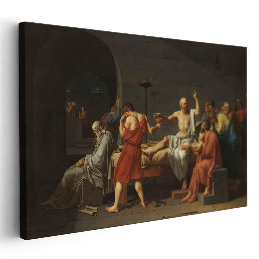 La muerte de Sócrates (1787) - Jacques Louis David
