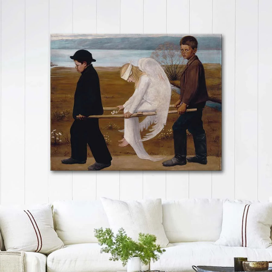 El ángel herido - Hugo Simberg