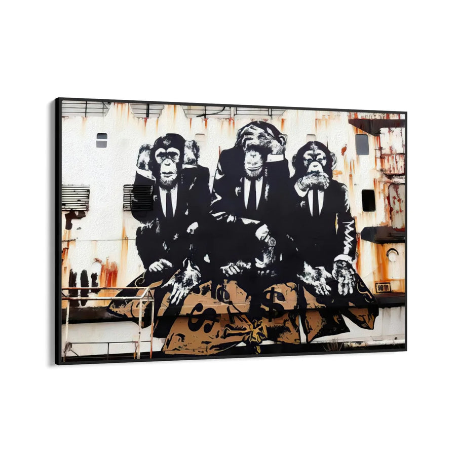 Three Business Monkeys, Banksy