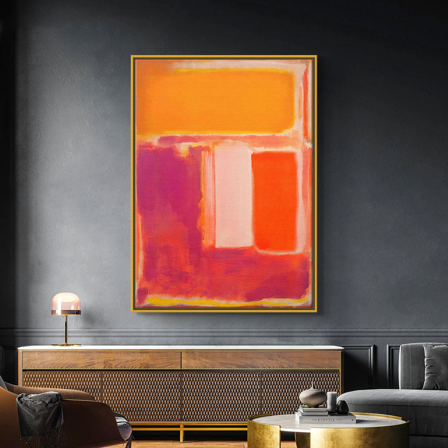 Amarillo, Cereza, Lienzo Naranja - Mark Rothko