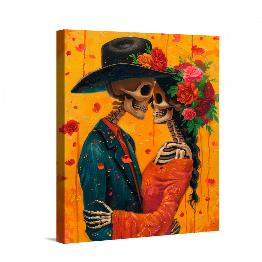 Pareja Día de Muertos