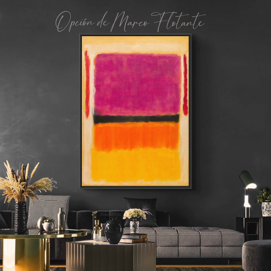 Violeta, Negro, Naranja - Mark Rothko