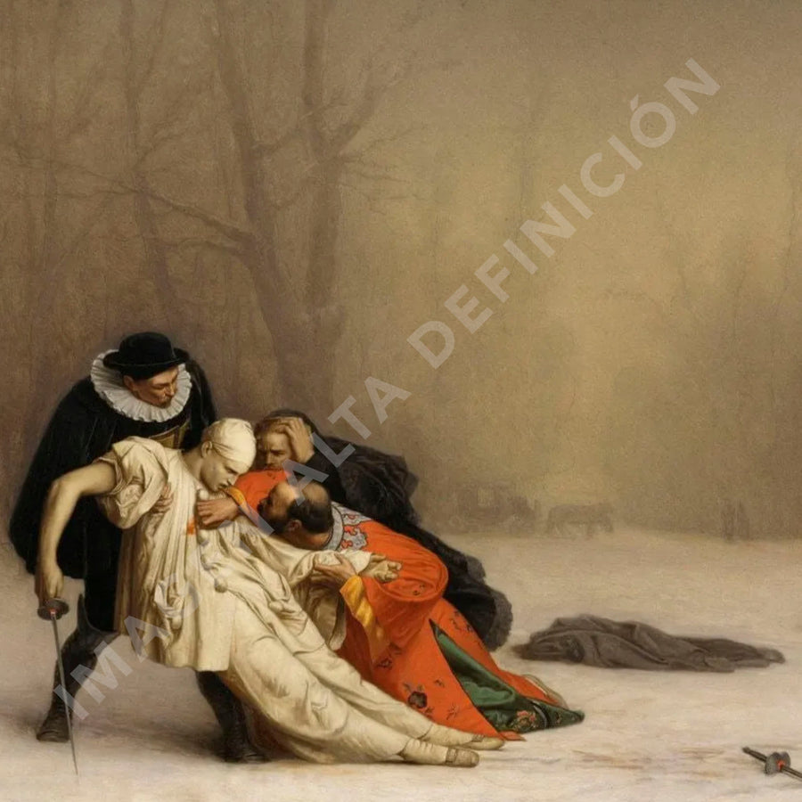 El duelo después de la mascarada (1858) - Jean-Leon Gerome