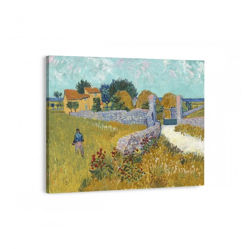 Cuadro decorativo canvas casa de campo de van gogh