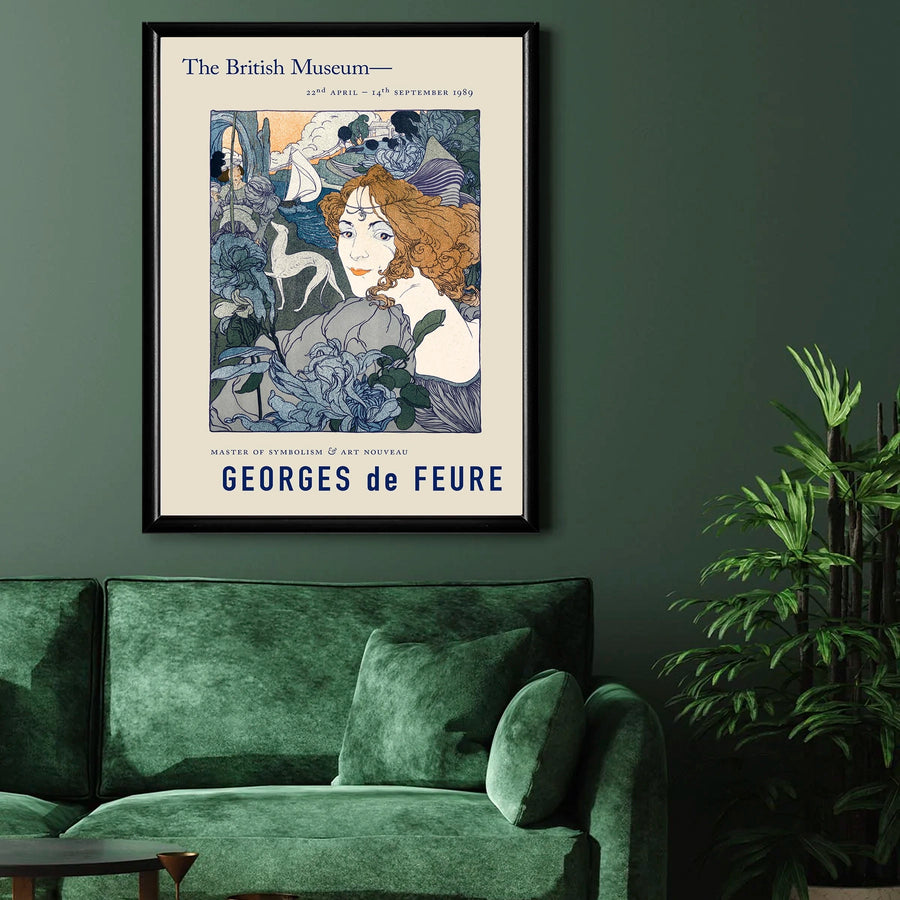 Georges de Feure Vintage Frances Posters Art Nouveau