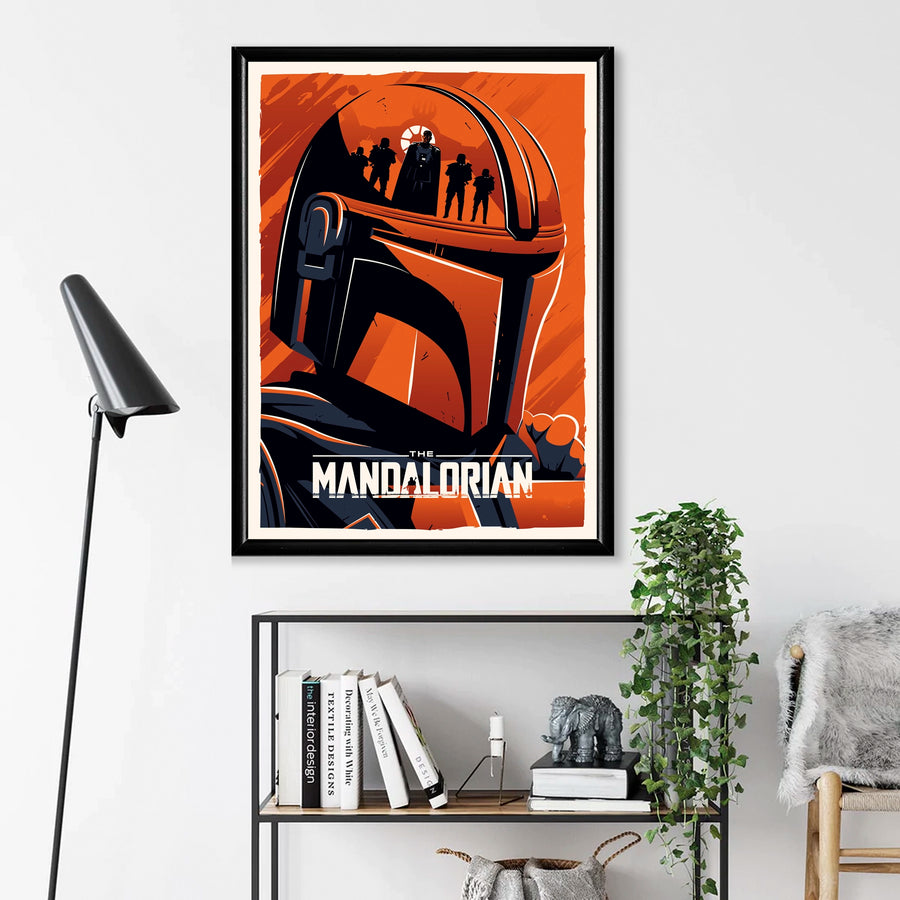 cuadro decorativo de The Mandalorian