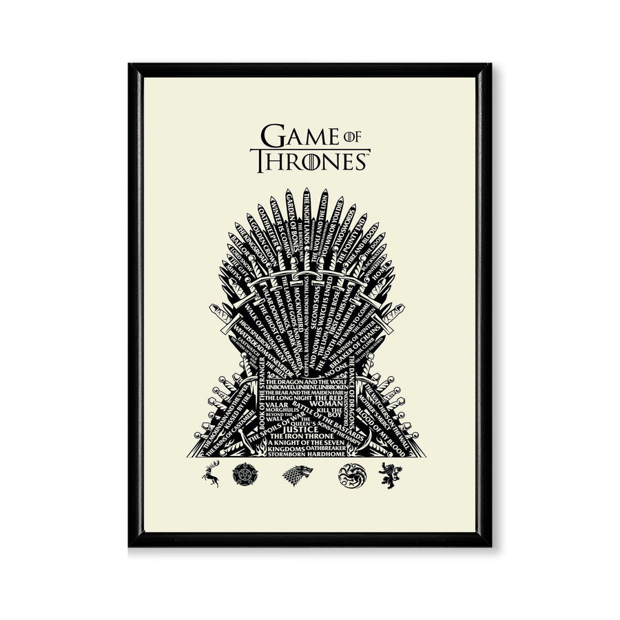  cuadro decorativo de Game of Thrones