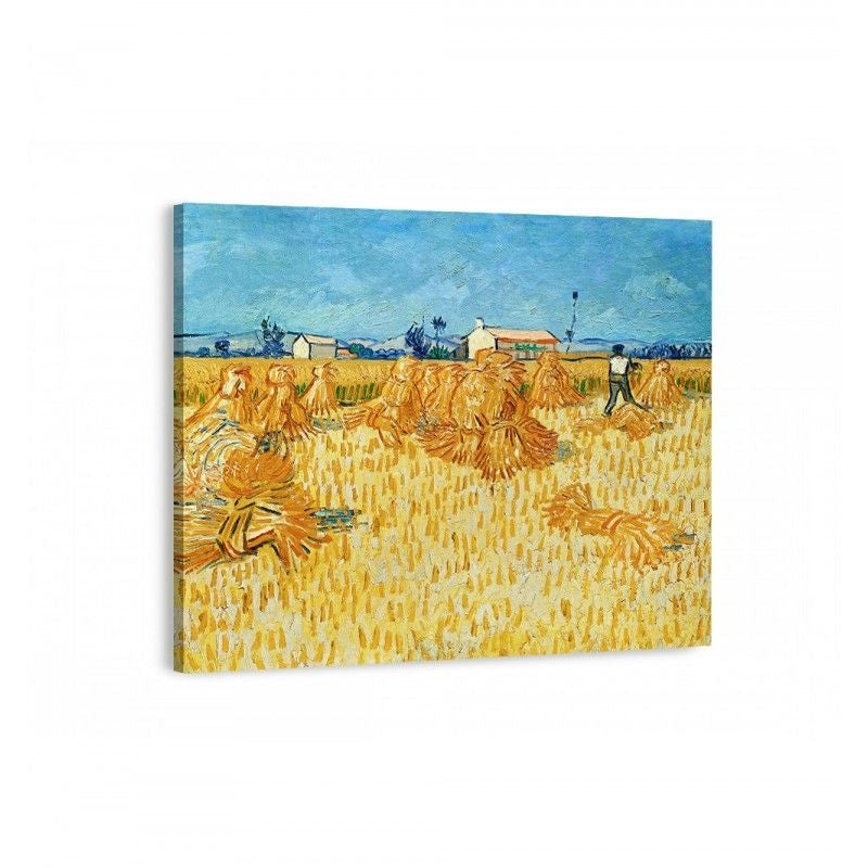 Cuadro canvas cosecha de van gogh, arte famoso cuadro para sala