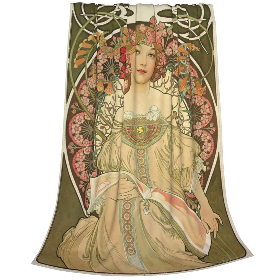 Frazada F. Champenois-Alphonse Mucha