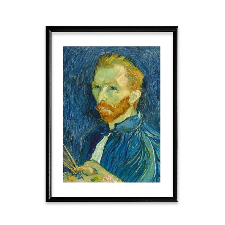 Cuadro con marco arte de Van Gogh Autorretrato