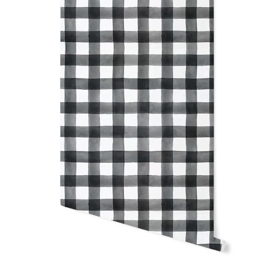 Black Watercolor Grid