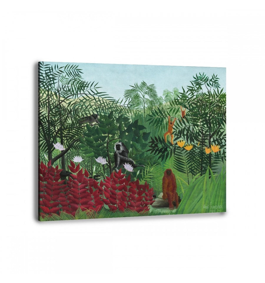 Bosque Tropical con Monos- Henri Rousseau