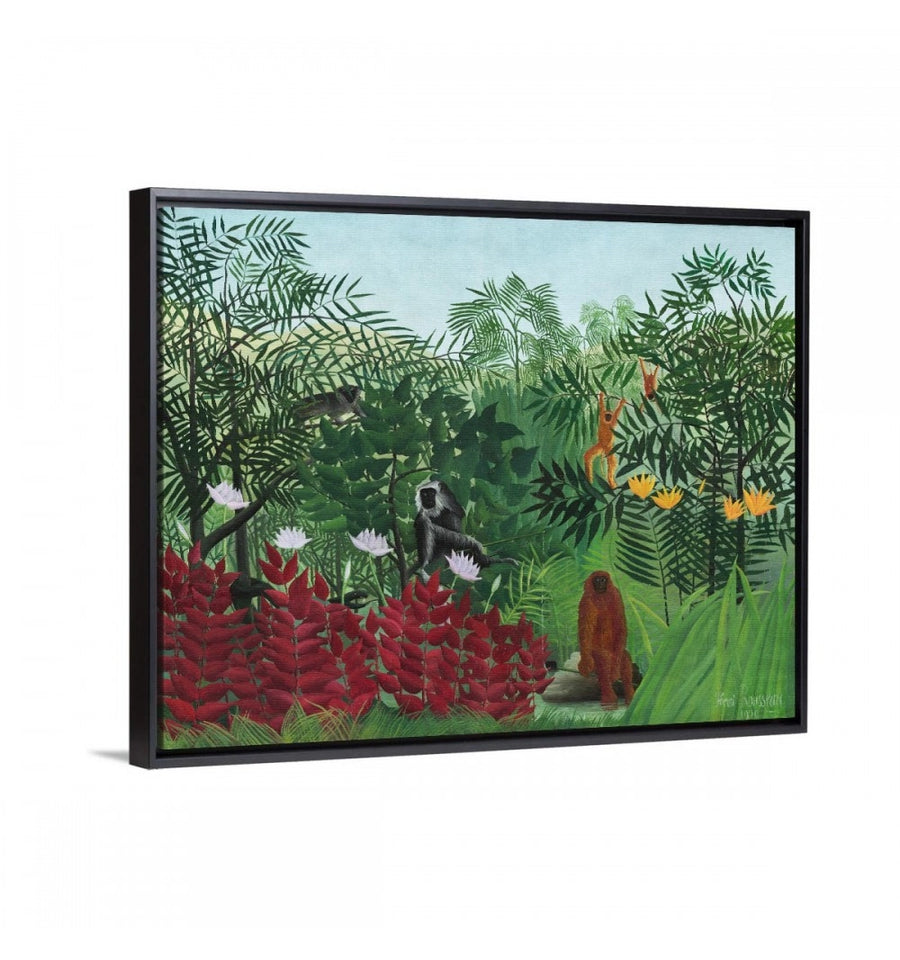 Bosque Tropical con Monos- Henri Rousseau