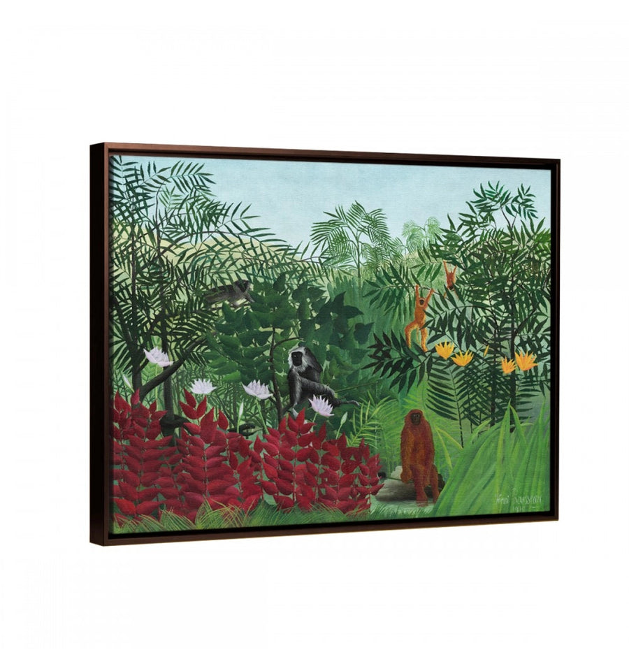 Bosque Tropical con Monos- Henri Rousseau