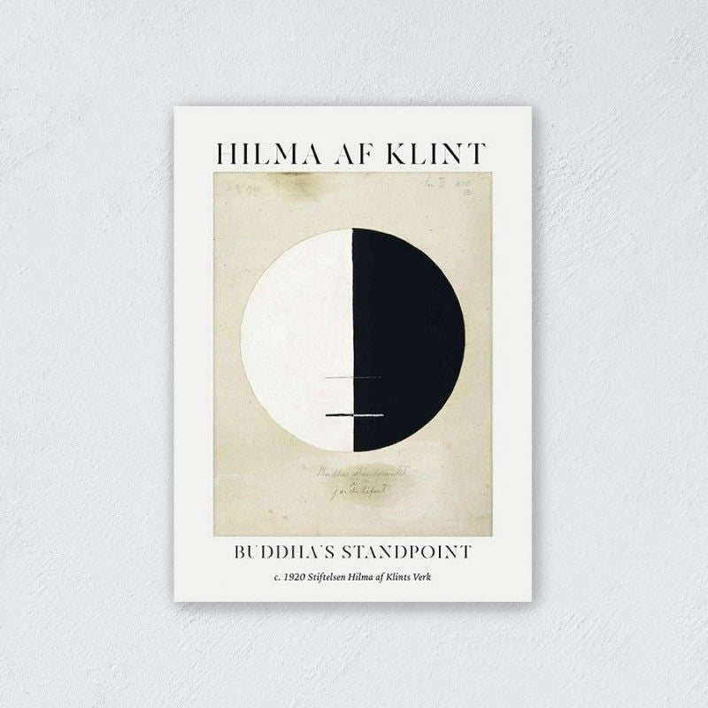 Buddha's Standpoint - Hilma Af Klint fondo gris