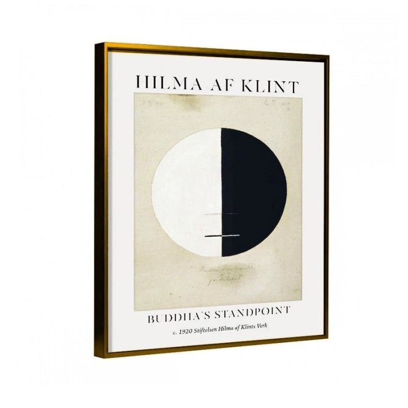 Buddha's Standpoint - Hilma Af Klint marco dorado