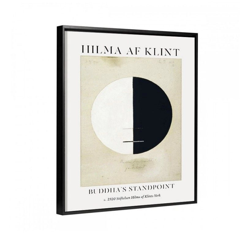 Buddha's Standpoint - Hilma Af Klint marco negro