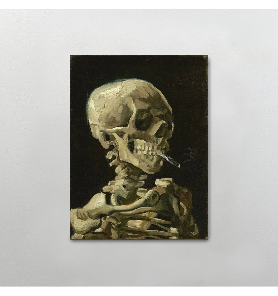 Cuadro canvas Calavera de Van Gogh