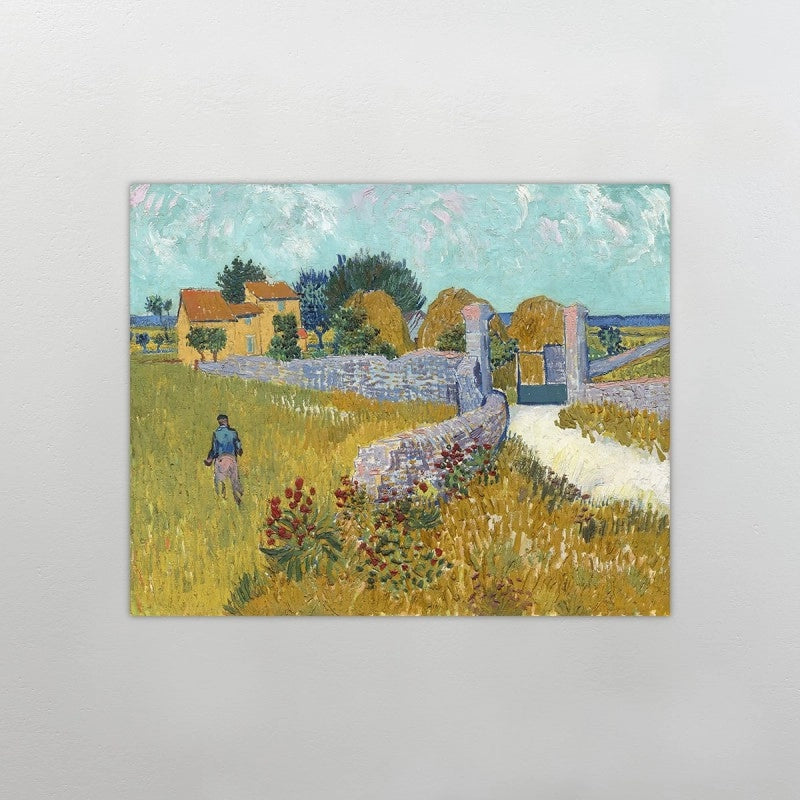 Cuadro para comedor, casa de campo de van gogh