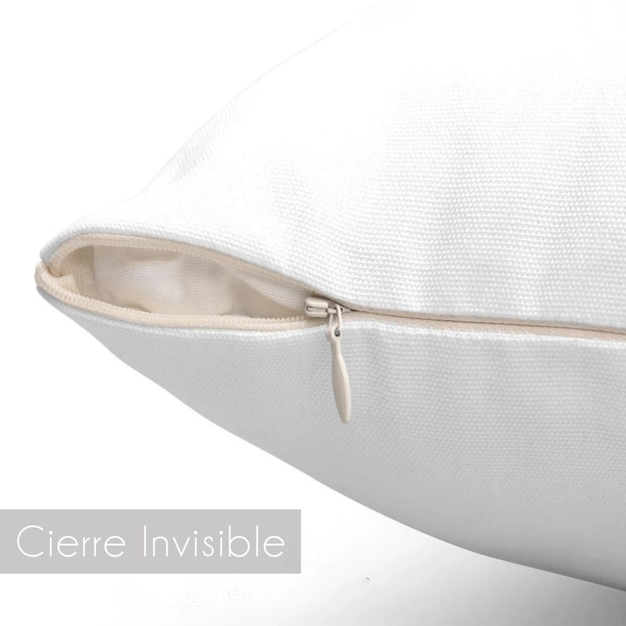 cojin personalizado con cierre invisible