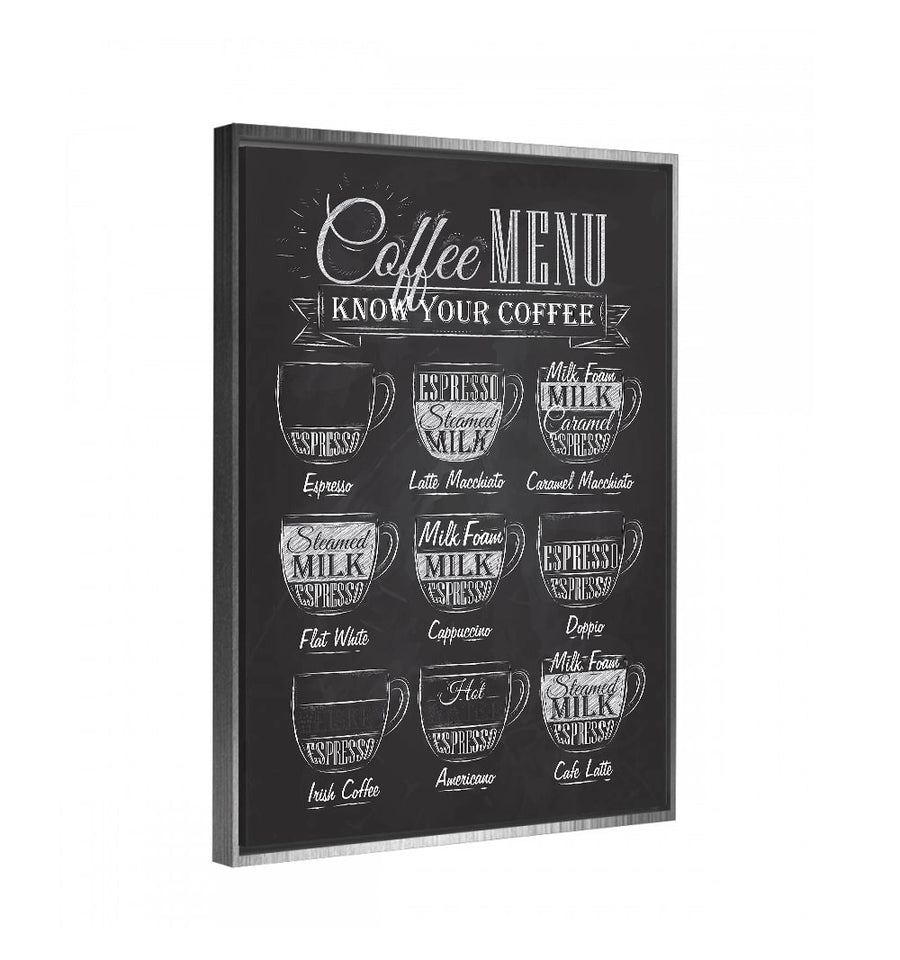 Coffee Menu Pizarra