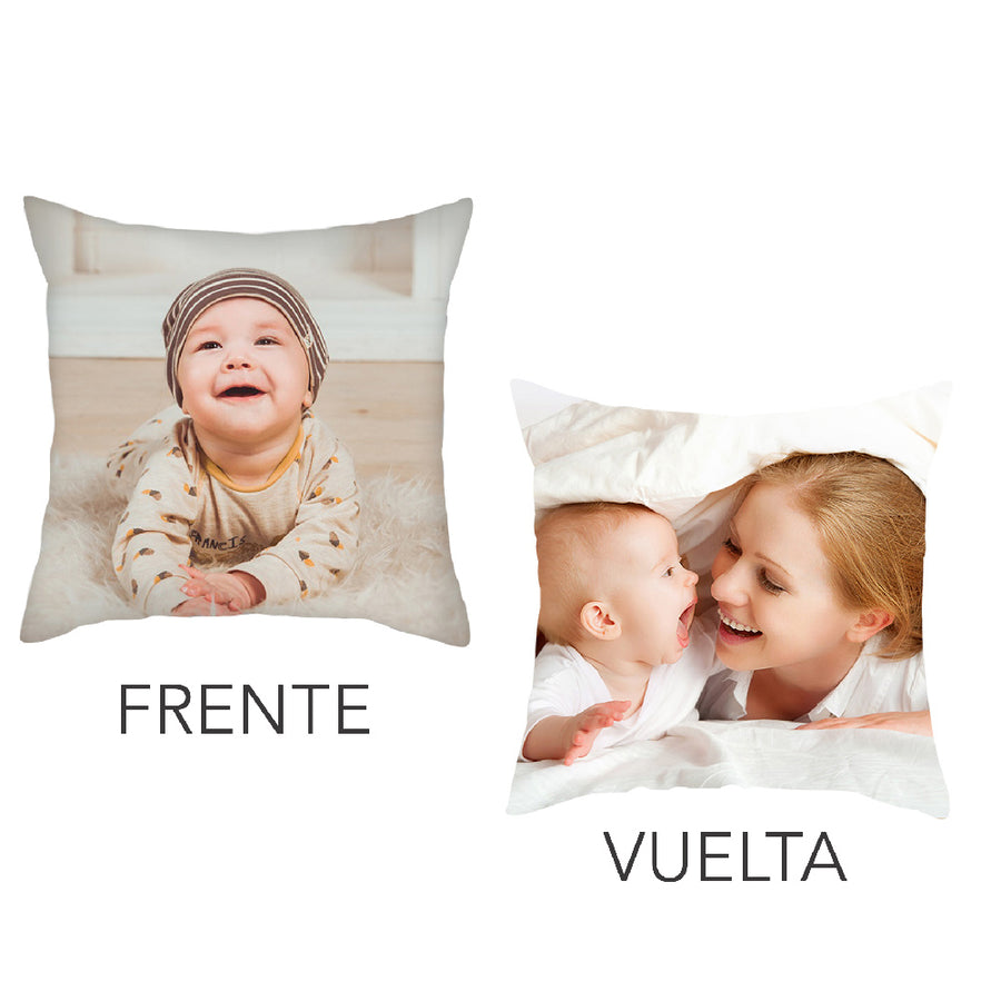 cojin personalizado con foto de bebe