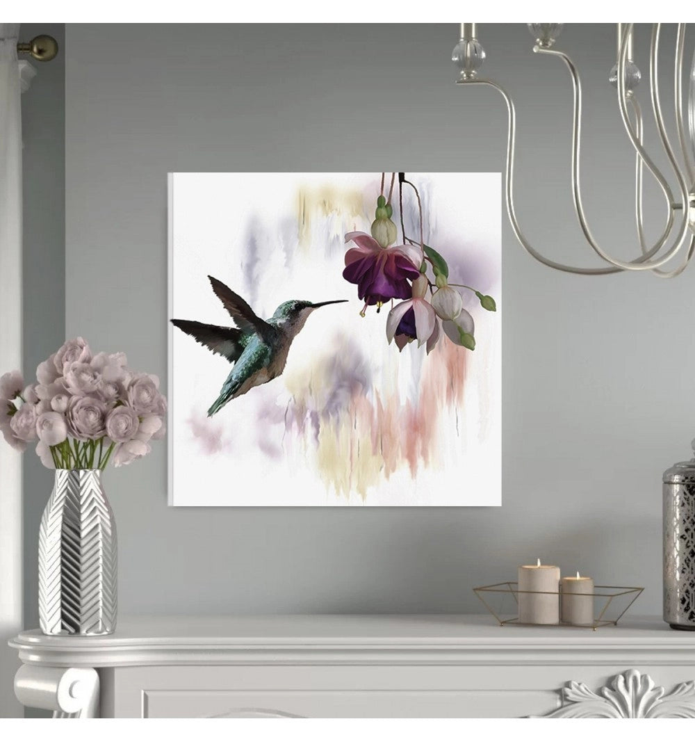 Colibrí Y Flor – Deco Galería