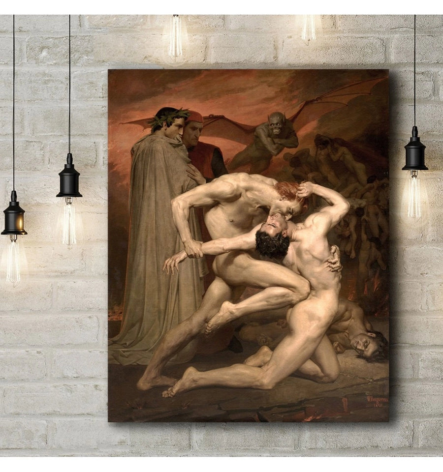 Dante y Virgilio en el Infierno - Bouguereau