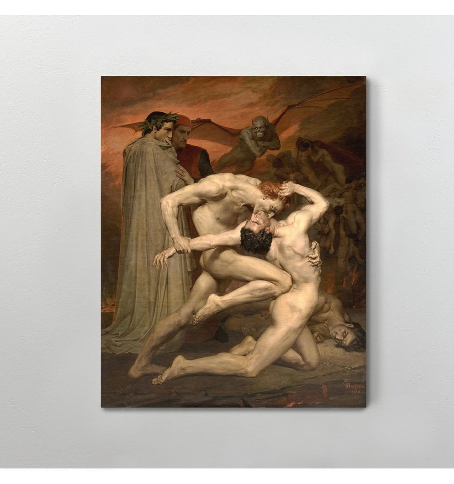 Dante y Virgilio en el Infierno - Bouguereau