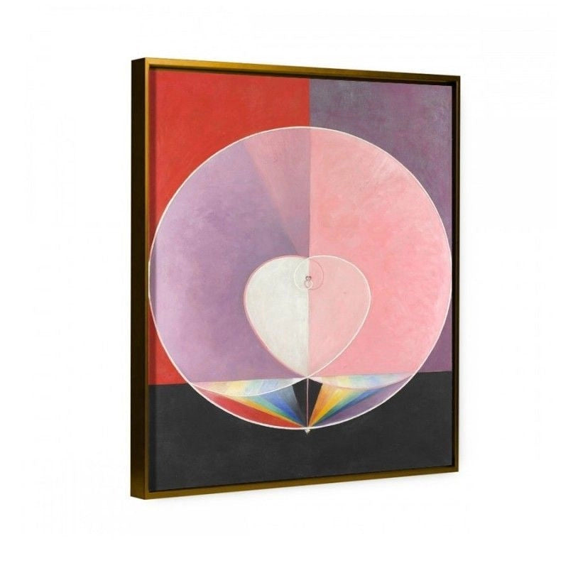 Doves No. 2 - Hilma af Klint marco dorado