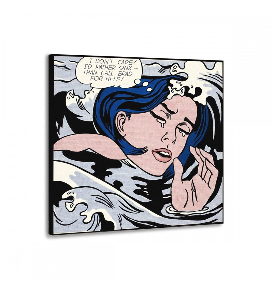 Labios Pop Azul - Roy Lichtenstein