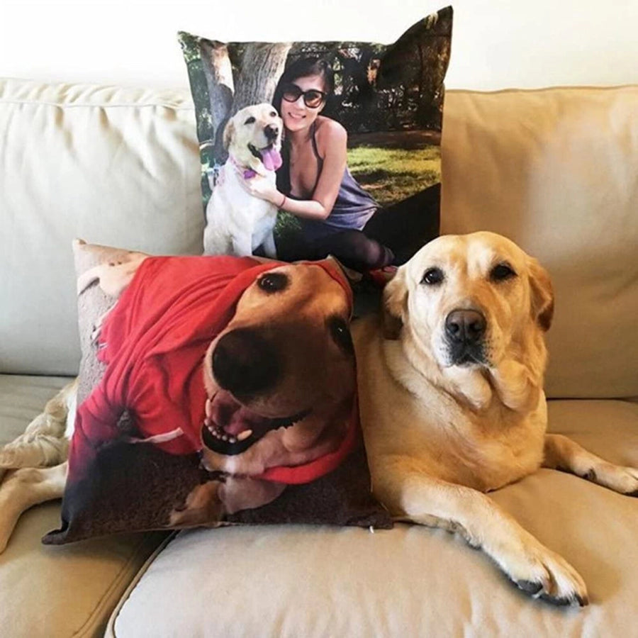 cojin personalizado con foto de mascota