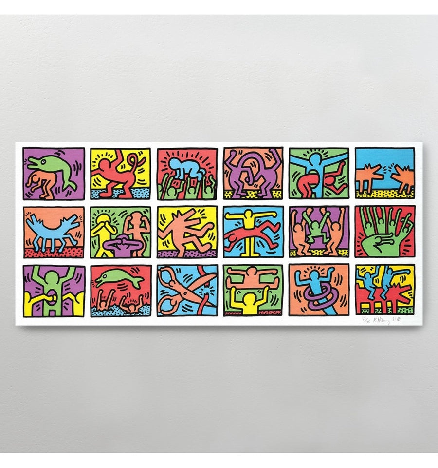 Famiglia - Keith Haring cuadro decorativo