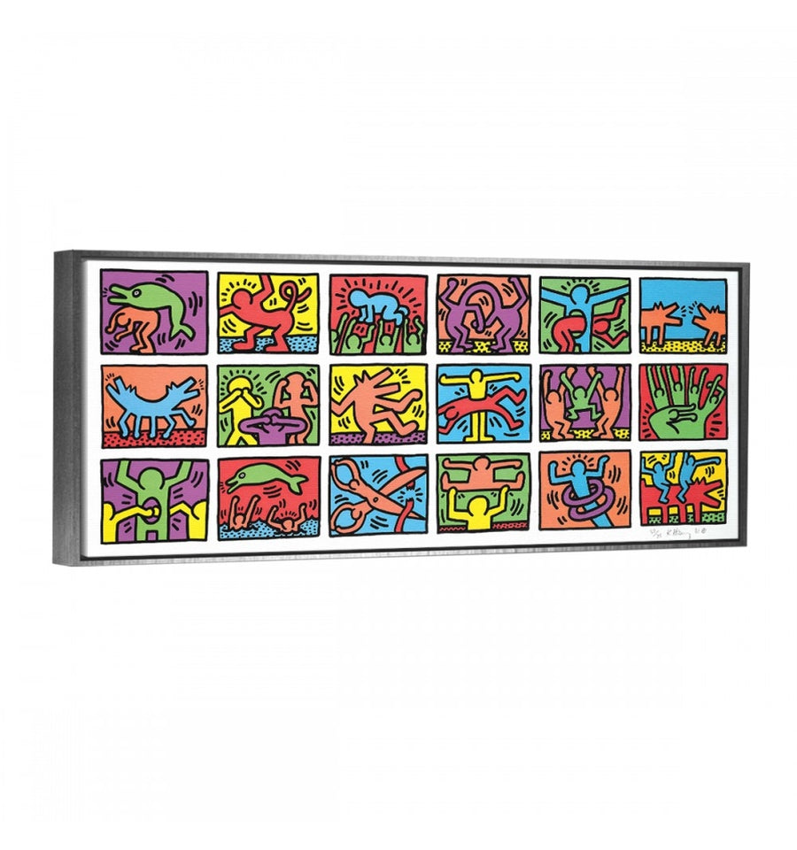 Famiglia - Keith Haring marco plata