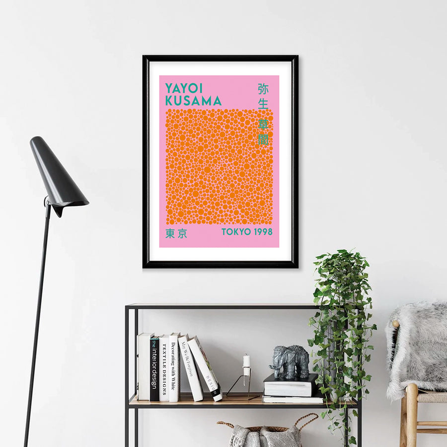 Orange Dots  - Yayoi Kusama