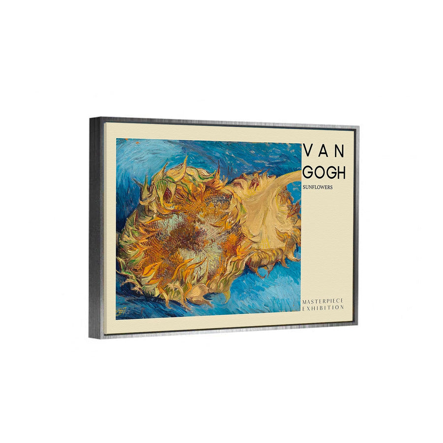 CUADRO  GIRASOLES DE VAN GOGH CON  MARCO 