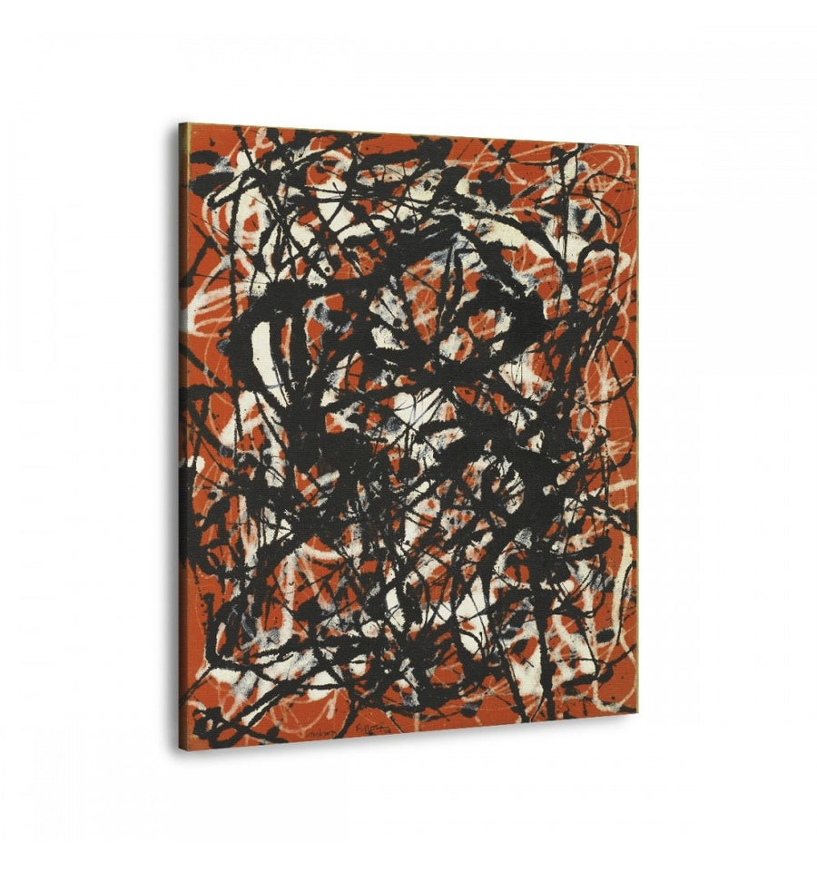 Free Form - Jackson Pollock pared blanca