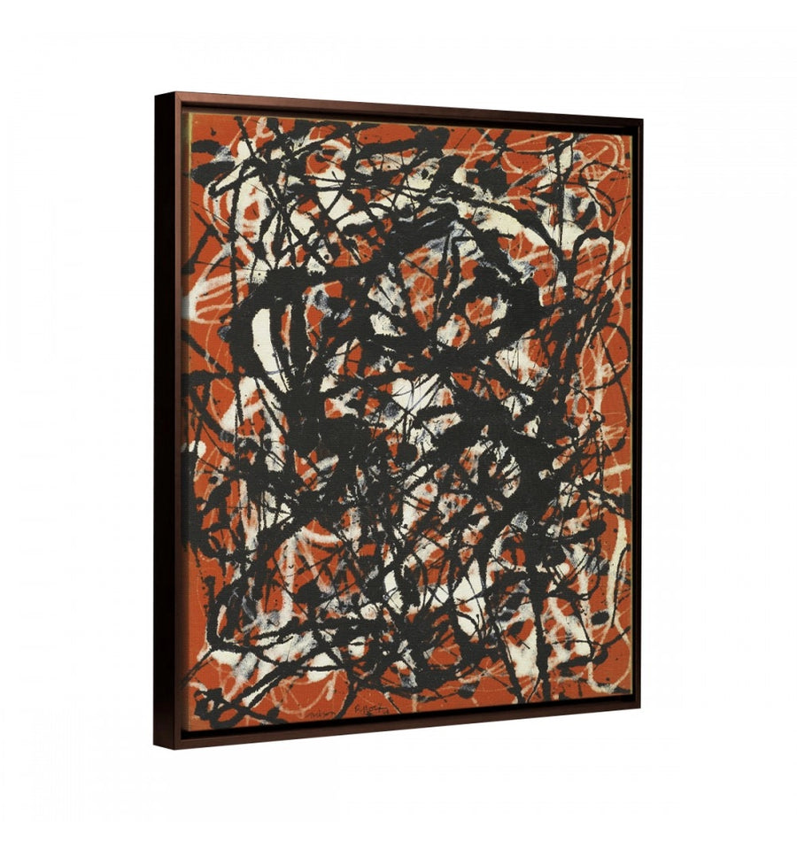 Free Form - Jackson Pollock marco chocolate