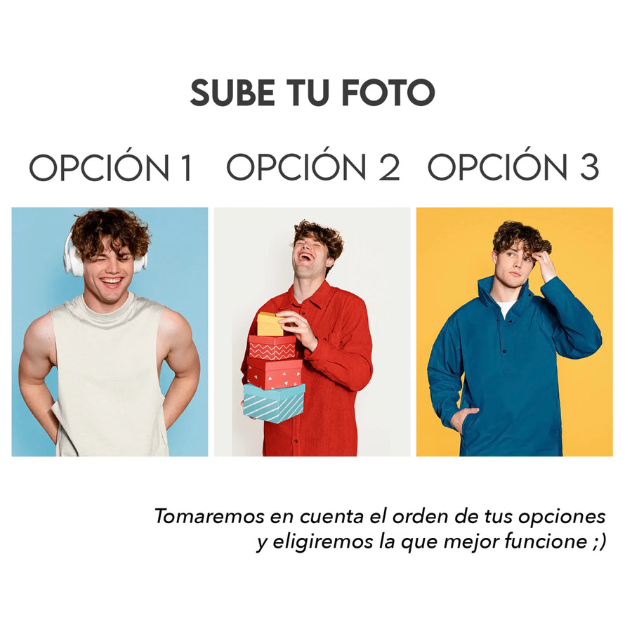 Cojín Foto Silueta Contorno Personas personalizado