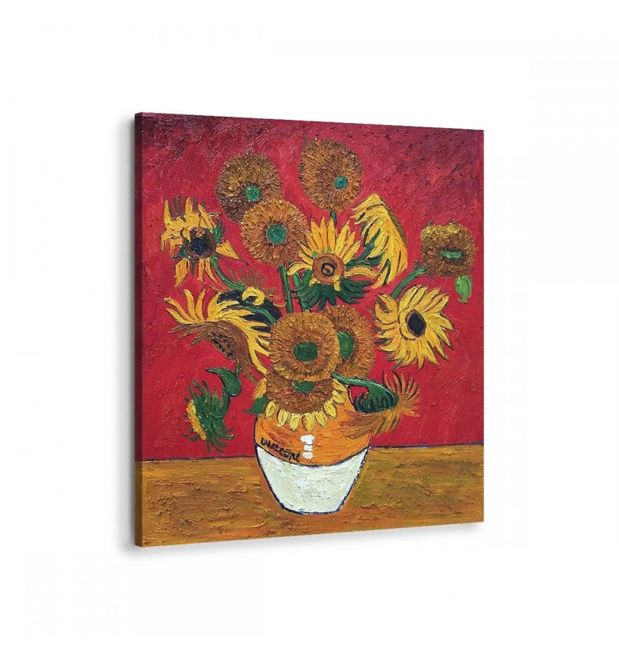 Cuadro girasoles de van gogh cuadro de flor para comedor cocina