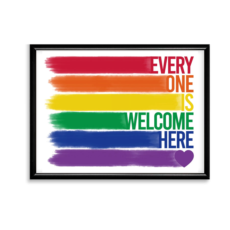 LBGTQ+ Welcome Sign