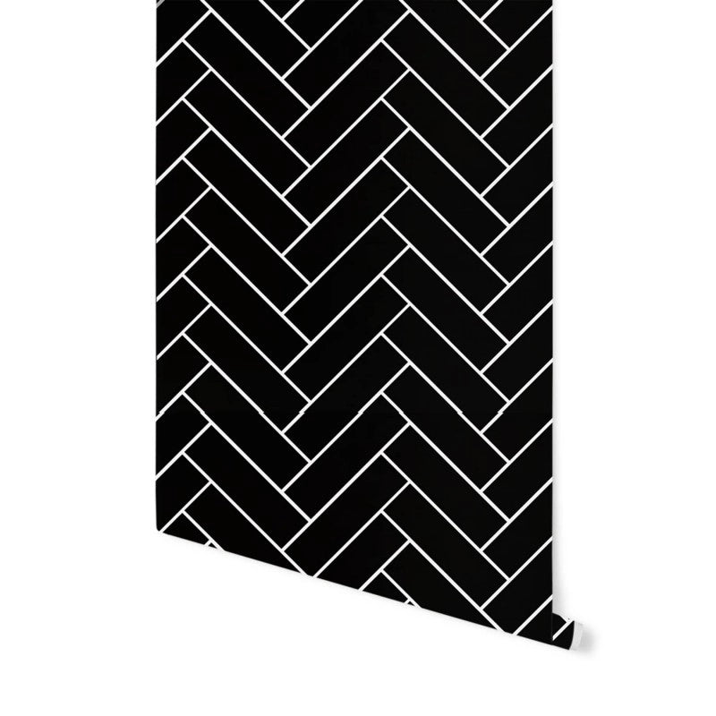 Herringbone Black