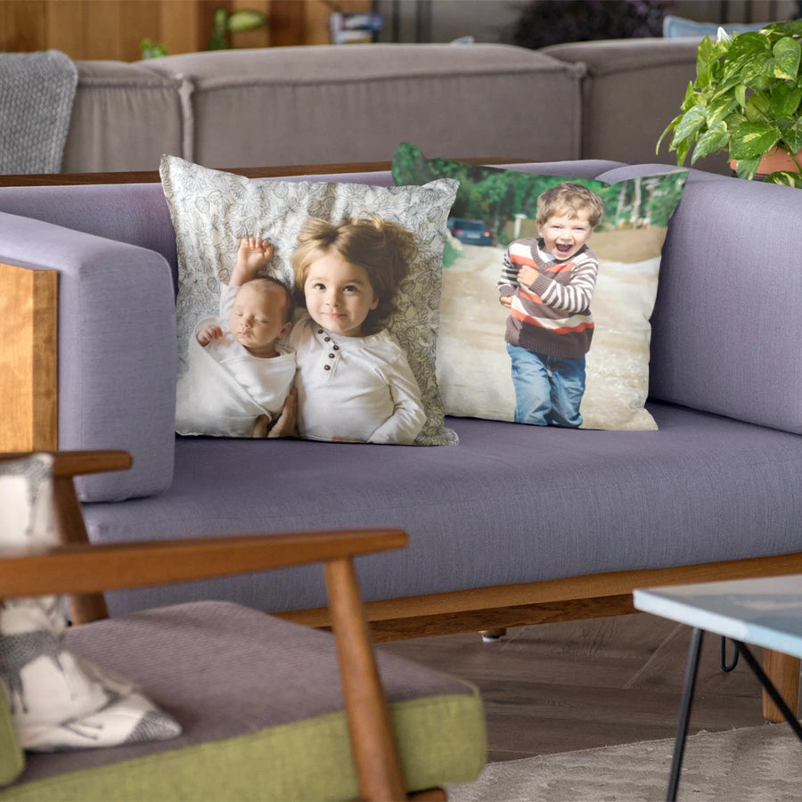 cojin personalizado con fotos de los hijos