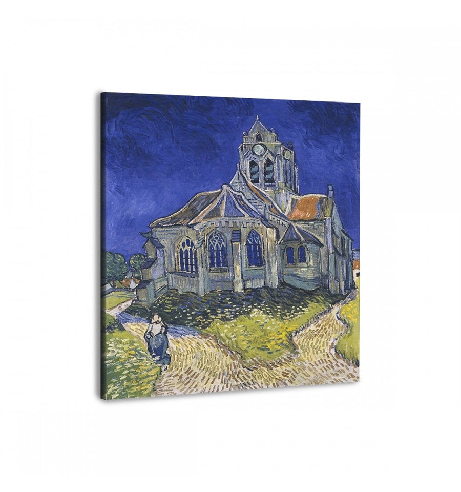 Cuadro para sala la iglesia de auvers de van gogh