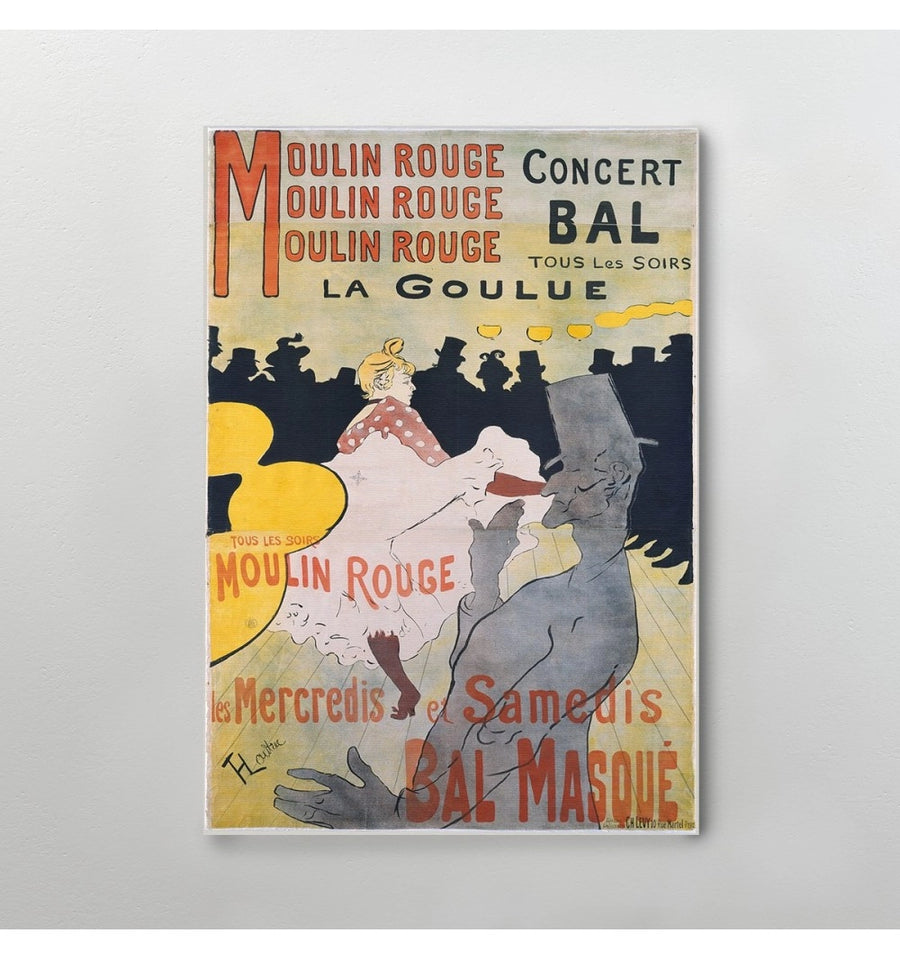 Moulin Rouge La Goulue - Henri De Toulouse-Lautrec