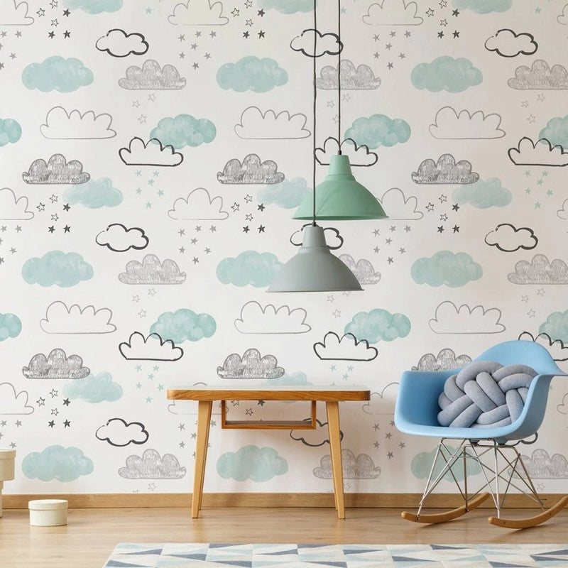 decoracion moderna niños wallpaper adhesivo