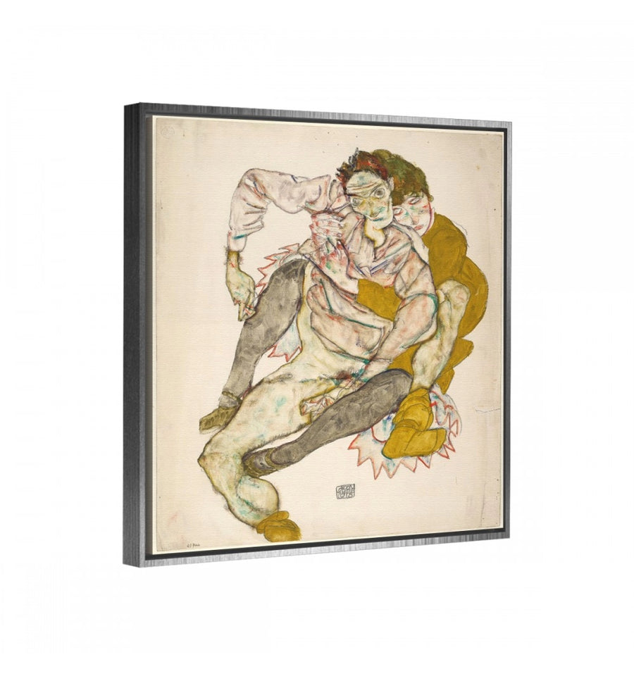 Pareja Sentada - Egon Schiele