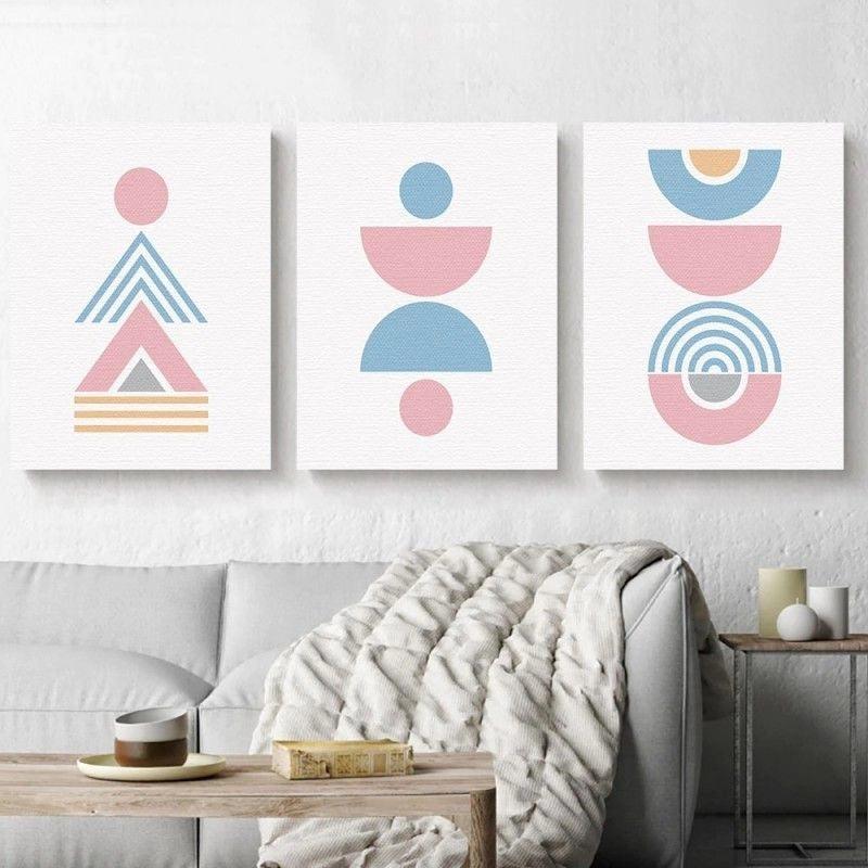 Pastel Geometric Set